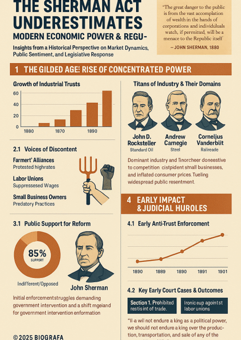 John Sherman Antitrust Act Infographic
